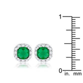 Liz 2ct Emerald CZ Rhodium Classic Cushion Stud Earrings
        	
		
        	
        	
		
        	
        	
		
        
        
        E50178R-C40