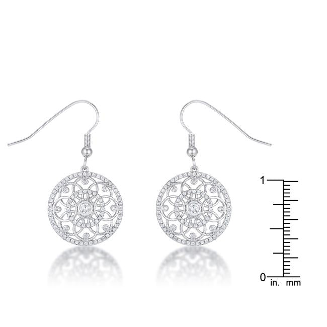 .95 Ct Interlocking Circle Rhodium and CZ Earrings
        	
		
        	
        	
		
        	
        	
		
        
        
        E50185R-C01