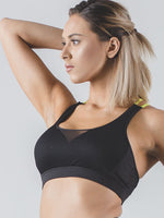 Kelly Contrast Mesh Bra