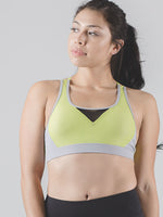 Kelly Contrast Mesh Bra - Figur Activ