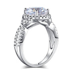 3 Carat Created Diamond 925 Sterling Silver Wedding Engagement Luxury Ring Promise Anniversary XFR8243
