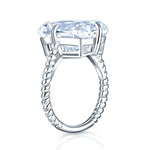 Solid 925 Sterling Silver Luxury Ring Solitaire 8.5 Carat Wedding Engagement Party Pageant Jewelry XFR8305
