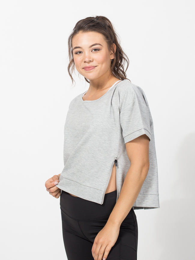 Dawn Off Shoulder Boxy Tee