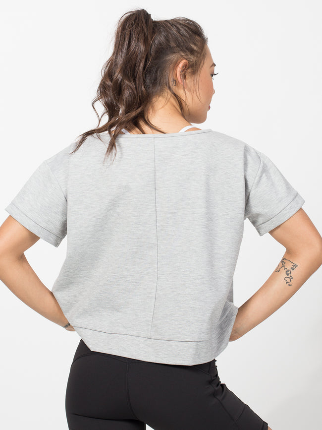 Dawn Off Shoulder Boxy Tee