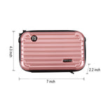 Rose Gold Small Suitcase Bag with Shoulder Strap (PR151) Phone BagBags