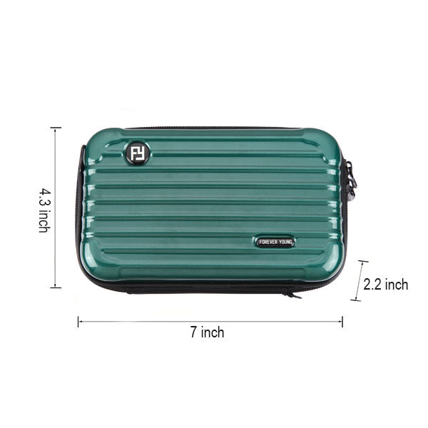 Forest Green Small Suitcase Bag with Shoulder Strap (PR152)