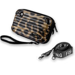 Leopard Small Suitcase Bag with Shoulder Strap (PR153)