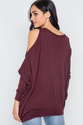 Bloody Cooper Asymmetrical Hem Seamed Sweater