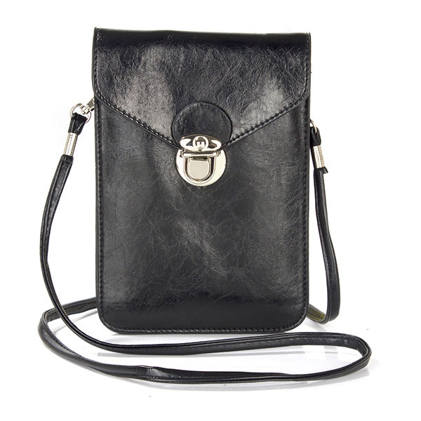 Black Small Bag with Shoulder Strap (PR161)(with Package)