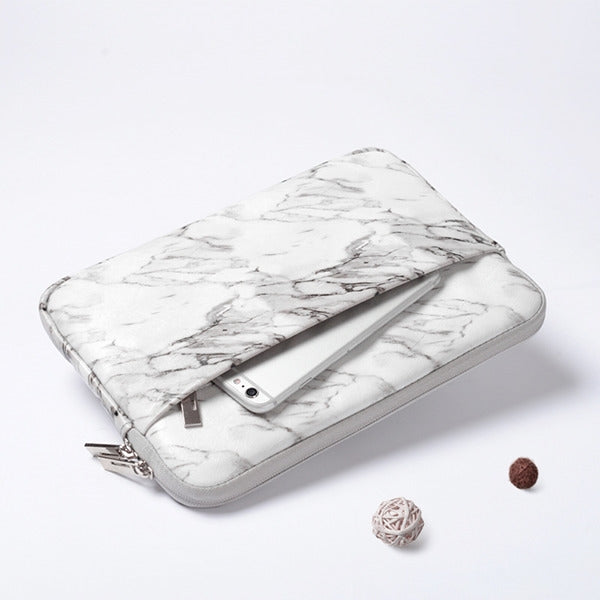 11 Inch Universal Marble Sleeve Bag
