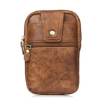 Brown Premium Leather Men's Waist Bag