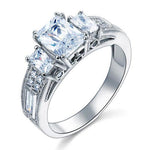 Created Diamond 925 Sterling Silver Ring Vintage Style XFR8114