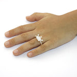 Kids Girls Princess Crown Ring Solid 925 Sterling Silver Children Jewelry Adjustable XFR8266